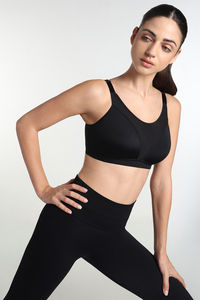 Wacoal Padded Non Wired Full Coverage T-Shirt Bra - Black — thumbnail 6