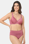Wacoal Padded Wired Full Coverage T-Shirt Bra - Rose Wine — thumbnail 6