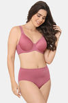 Wacoal Padded Wired Full Coverage T-Shirt Bra - Rose Wine — thumbnail 7