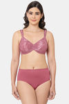 Wacoal Single Layered Wired Full Coverage T-Shirt Bra - Rose Wine — thumbnail 5