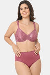Wacoal Single Layered Wired Full Coverage T-Shirt Bra - Rose Wine — thumbnail 6