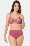 Wacoal Single Layered Wired Full Coverage T-Shirt Bra - Rose Wine — thumbnail 7