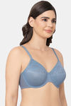 Wacoal Single Layered Wired Full Coverage Lace Bra - Bluestone — thumbnail 2