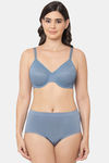 Wacoal Single Layered Wired Full Coverage Lace Bra - Bluestone — thumbnail 5