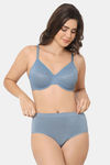 Wacoal Single Layered Wired Full Coverage Lace Bra - Bluestone — thumbnail 7