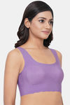 Wacoal Padded Non Wired Full Coverage T-Shirt Bra - Purple — thumbnail 2
