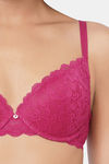 Wacoal Padded Wired Medium Coverage Lace Bra - Love Potion — thumbnail 8