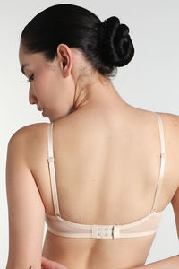Wacoal Padded Non Wired Medium Coverage Lace Bra - Orange — thumbnail 3