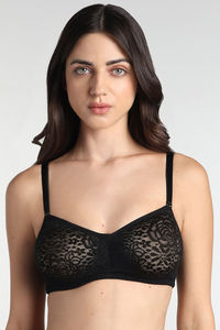 Wacoal Single Layered Wired 3/4Th Coverage Strapless Bra - Black — thumbnail 2