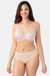 Wacoal Single Layered Wired Medium Coverage Super Support Bra - Rose Dust — thumbnail 4