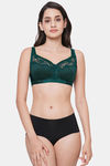 Wacoal Single Layered Non-Wired Full Coverage Minimiser Bra - Deep Teal — thumbnail 7