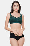 Wacoal Single Layered Non-Wired Full Coverage Minimiser Bra - Deep Teal — thumbnail 8