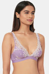 Wacoal Padded Non Wired Medium Coverage Bralette - Rhapsody/White Alyssum — thumbnail 2