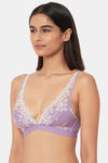 Wacoal Padded Non Wired Medium Coverage Bralette - Rhapsody/White Alyssum — thumbnail 3