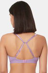 Wacoal Padded Non Wired Medium Coverage Bralette - Rhapsody/White Alyssum — thumbnail 5