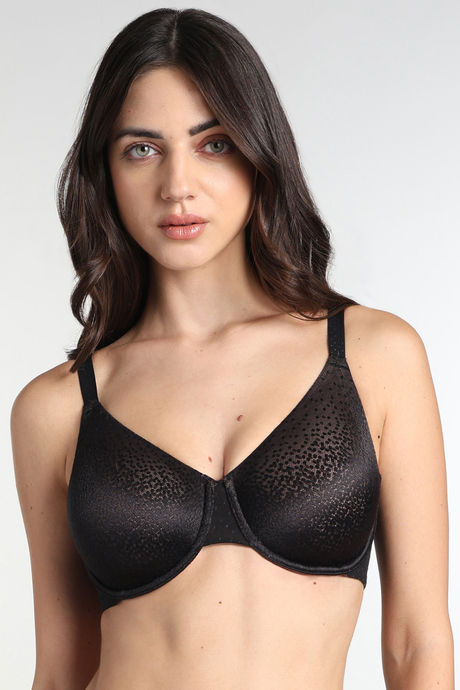 Wacoal Single Layered Regular Wired Medium Coverage T-Shirt Bra - Black — image 2