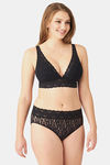 Wacoal Single Layered Non-Wired 3/4Th Coverage Lace Bra - Black — thumbnail 4