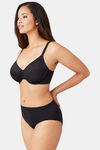 Wacoal Single Layered Wired Medium Coverage T-Shirt Bra - Black — thumbnail 5