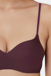 Wacoal Padded Non-Wired 3/4Th Coverage T-Shirt Bra - Grape Wine — thumbnail 5