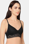 Wacoal Padded Non-Wired Medium Coverage Bralette - Black — thumbnail 2