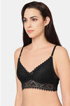Wacoal Padded Non-Wired Medium Coverage Bralette - Black — thumbnail 3