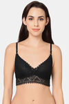 Wacoal Padded Non-Wired Medium Coverage Bralette - Black — thumbnail 5