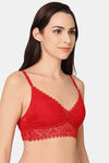 Wacoal Padded Non-Wired Medium Coverage Bralette - Red — thumbnail 2