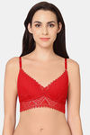 Wacoal Padded Non-Wired Medium Coverage Bralette - Red — thumbnail 6