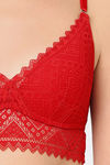 Wacoal Padded Non-Wired Medium Coverage Bralette - Red — thumbnail 8