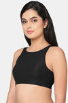 Wacoal Padded Non-Wired Full Coverage Super Support Bra - Black — thumbnail 3