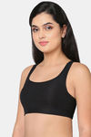 Wacoal Padded Non-Wired Full Coverage Super Support Bra - Black — thumbnail 2
