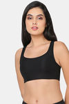 Wacoal Padded Non-Wired Full Coverage Super Support Bra - Black — thumbnail 8