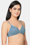 Wacoal Padded Non-Wired Medium Coverage T-Shirt Bra - Provincial Blue — thumbnail 2