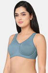 Wacoal Padded Wired Full Coverage Super Support Bra - Provincial Blue — thumbnail 2