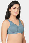 Wacoal Padded Wired Full Coverage Super Support Bra - Provincial Blue — thumbnail 3