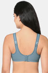 Wacoal Padded Wired Full Coverage Super Support Bra - Provincial Blue — thumbnail 4