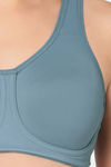 Wacoal Padded Wired Full Coverage Super Support Bra - Provincial Blue — thumbnail 9