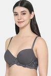 Wacoal Padded Wired Medium Coverage T-Shirt Bra - Grey — thumbnail 3