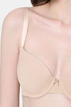 Wacoal Padded 3/4Th Coverage T-Shirt Bra - Beige — thumbnail 6