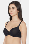 Wacoal Padded 3/4Th Coverage T-Shirt Bra - Black — thumbnail 3