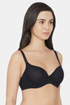 Wacoal Padded 3/4Th Coverage T-Shirt Bra - Black — thumbnail 4