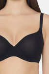 Wacoal Padded 3/4Th Coverage T-Shirt Bra - Black — thumbnail 5
