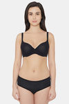 Wacoal Padded 3/4Th Coverage T-Shirt Bra - Black — thumbnail 6