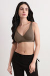 Wacoal Single Layered Non-Wired Full Coverage T-Shirt Bra - Brown — thumbnail 1
