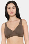 Wacoal Single Layered Non-Wired Full Coverage T-Shirt Bra - Brown — thumbnail 2