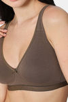 Wacoal Single Layered Non-Wired Full Coverage T-Shirt Bra - Brown — thumbnail 5
