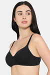 Wacoal Padded Non-Wired 3/4Th Coverage T-Shirt Bra - Black — thumbnail 3