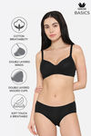 Wacoal Padded Non-Wired 3/4Th Coverage T-Shirt Bra - Black — thumbnail 7