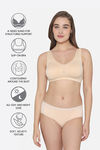 Wacoal Single Layered Non-Wired Full Coverage T-Shirt Bra - Beige — thumbnail 7