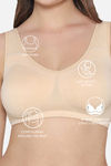 Wacoal Single Layered Non-Wired Full Coverage T-Shirt Bra - Beige — thumbnail 8